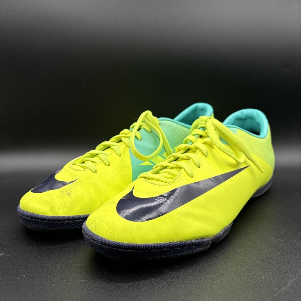 Nike Mercurial Victory‎ II IC Men's 11 442015 754 Soccer Futsal Shoes Yellow